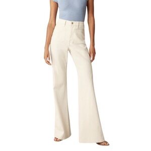 NWT J.CREW Vintage Flare Jean in Ecru Wash Size 26